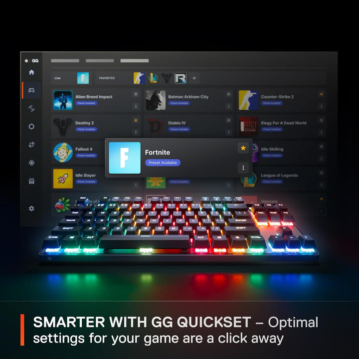 SteelSeries Apex Pro TKL Gen 3 OmniPoint 3.0 Interruptores hipermag...