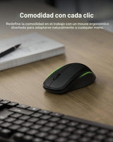 Belkin Combo de teclado y mouse inalámbricos, receptor USB-A, negro...