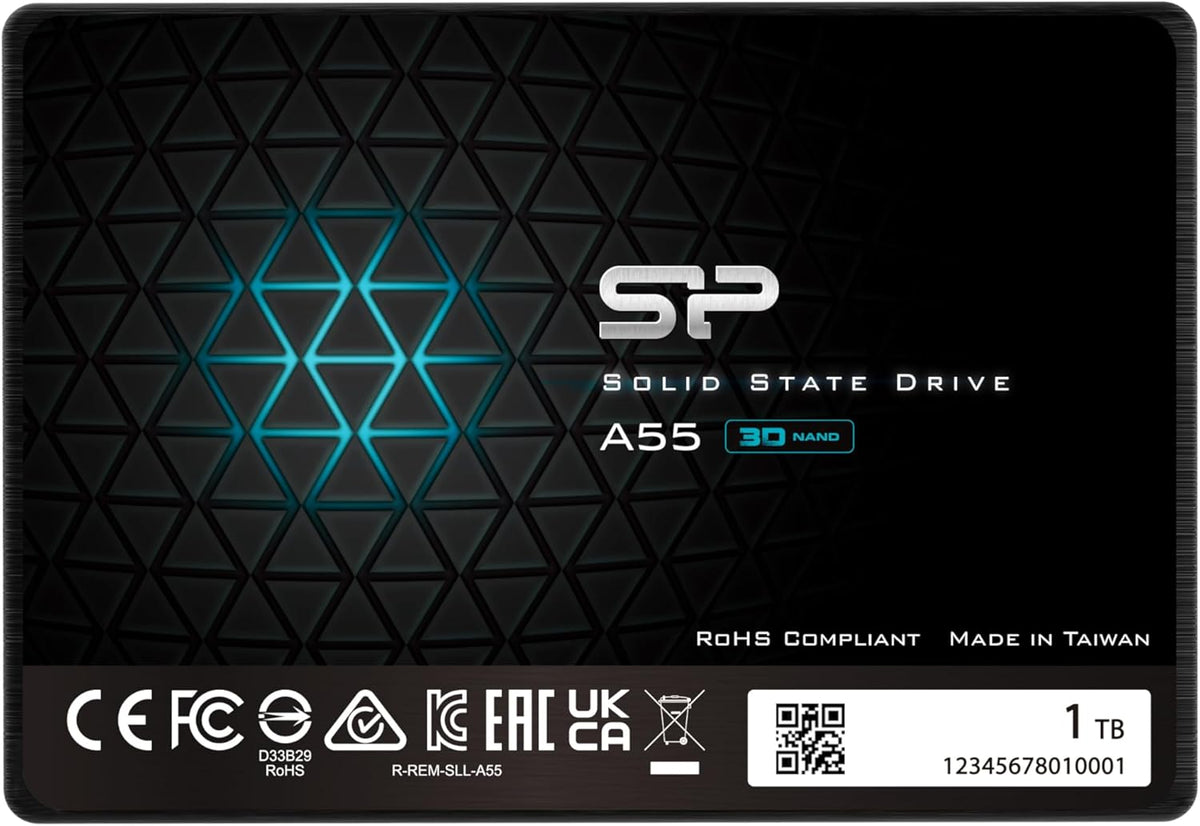Silicon Power 1TB SSD 3D NAND A55 SLC Cache Performance Boost SATA...