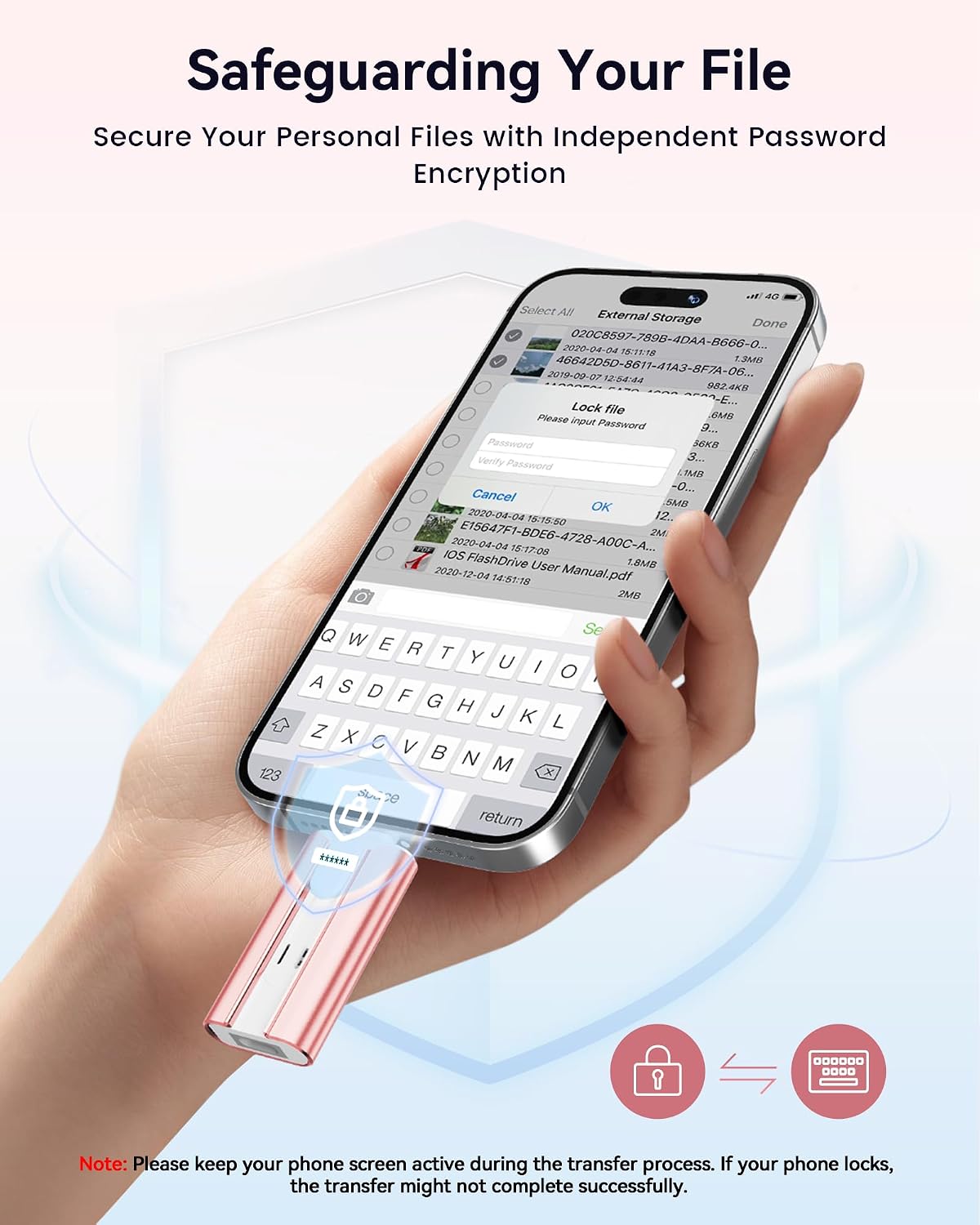 Unidad Flash Certificada MFi de 512GB para iPhone, Unidad Thumb Dri...