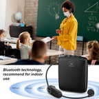 WinBridge Amplificador de voz con Bluetooth, altavoz portátil y micrófono