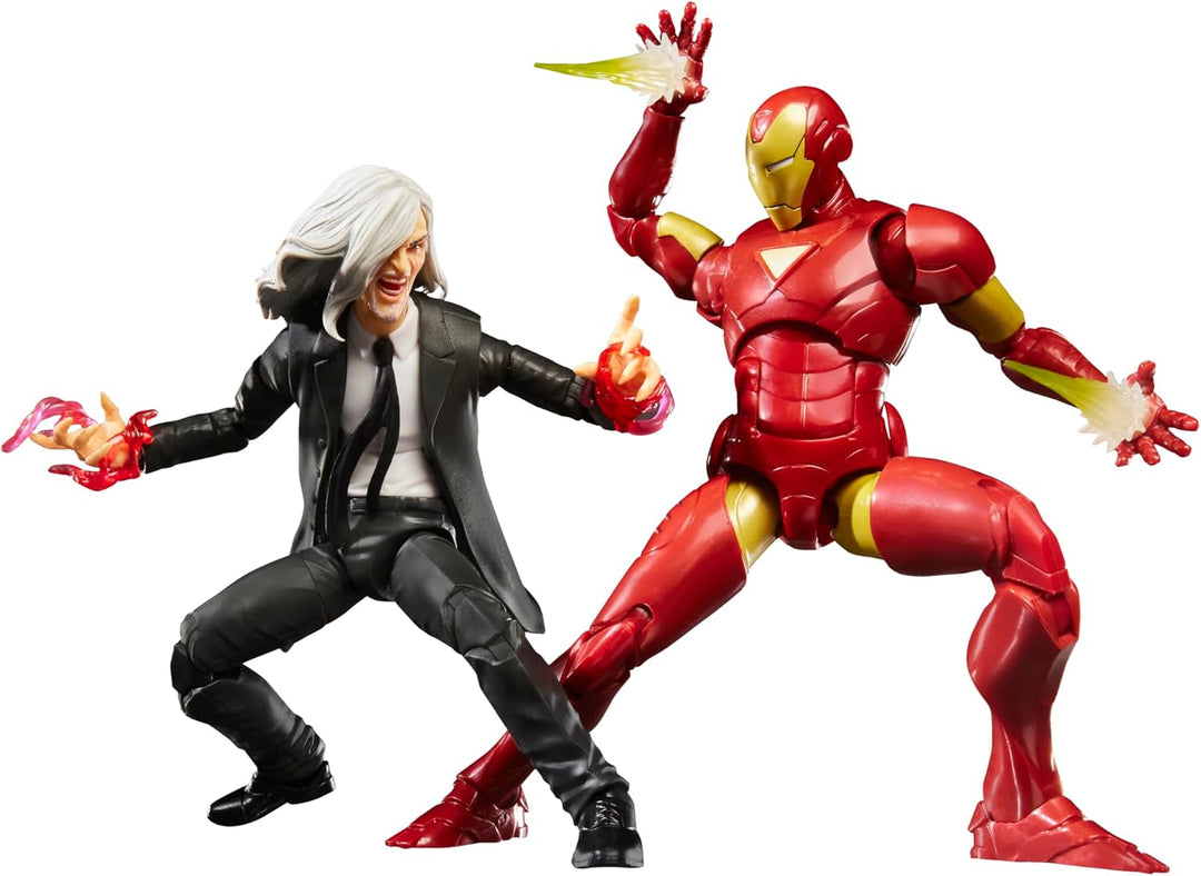 Serie Marvel Legends Iron Man (Extremis) y Mandarin de Marvel, figu...