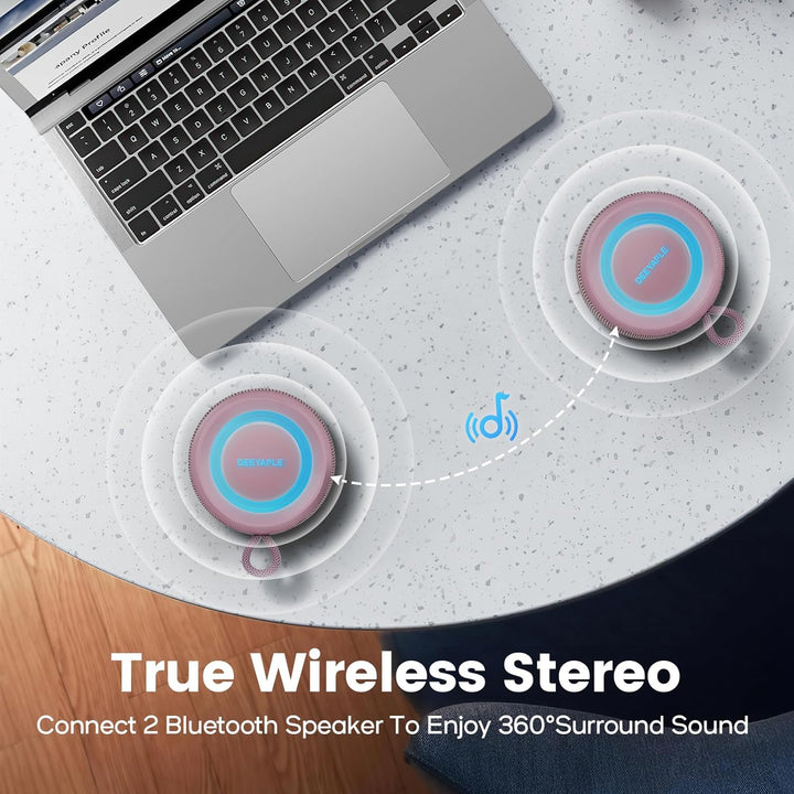 Altavoz Bluetooth inalámbrico, IP67 impermeable y a prueba de polvo...
