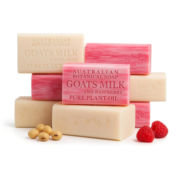 Australian Botanical Soap, Jabón Clásico de Leche de Cabra y Leche...