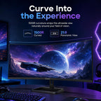 Deco Gear - Monitor WQHD de 34 pulgadas curvo Super UltraWide 3440...
