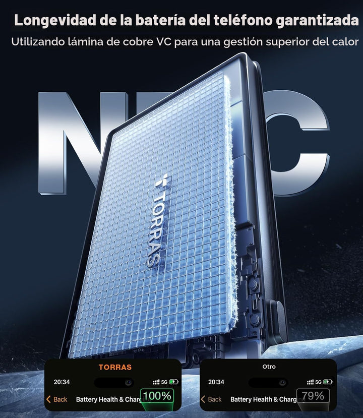 TORRAS MiniMag - Banco de energía, cargador portátil inalámbrico ul...