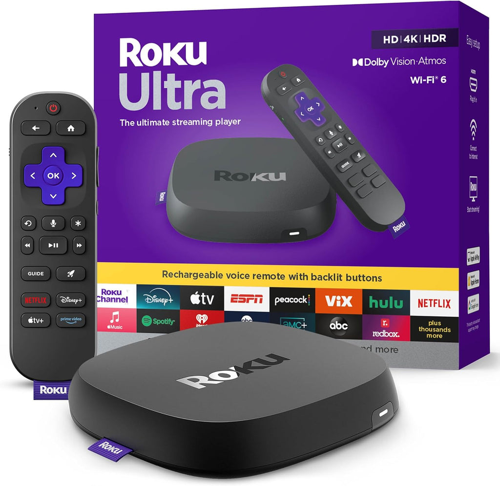 Roku Ultra, Ultimate Streaming Player - 4K Streaming Device para TV