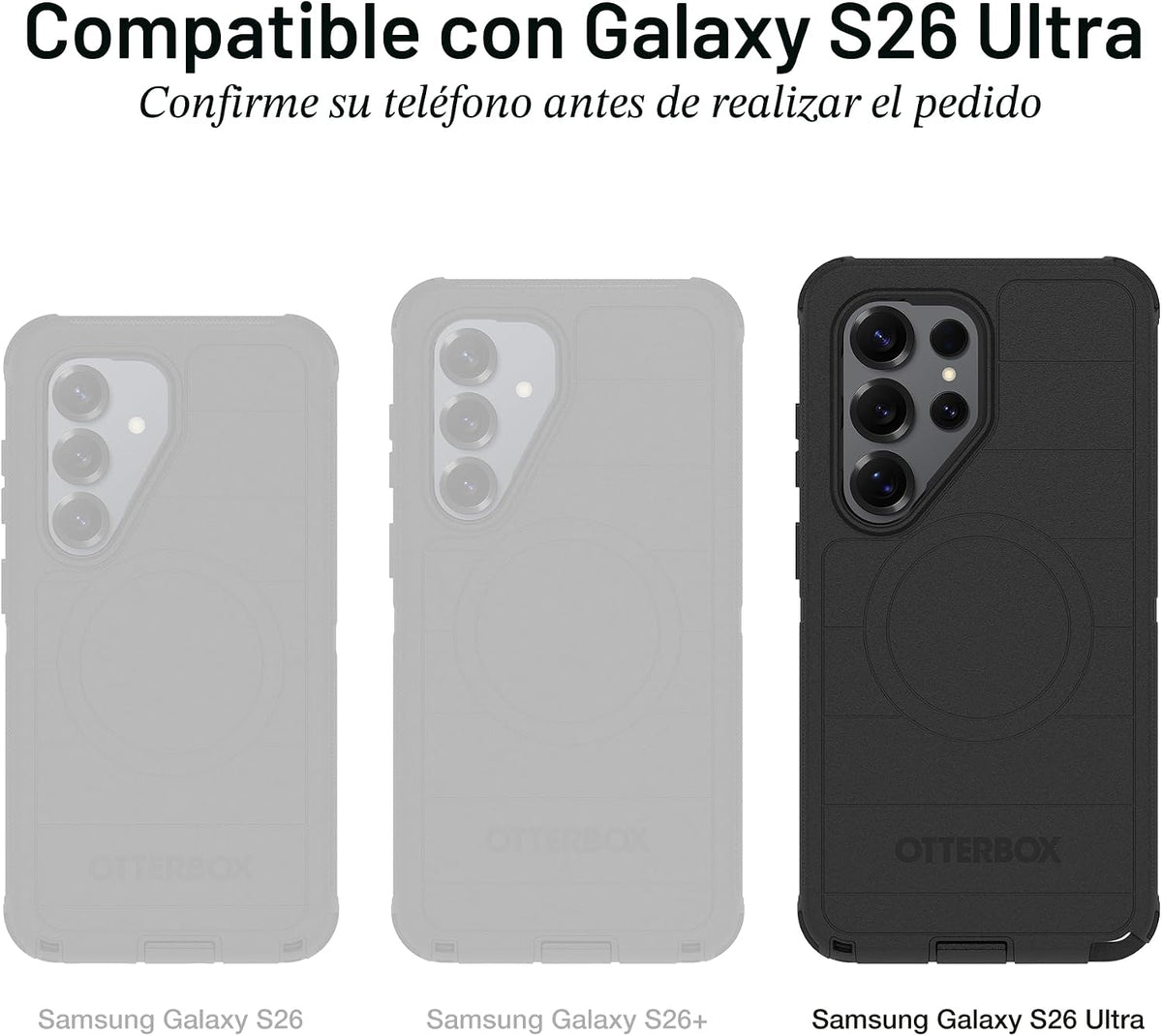 OtterBox Funda Samsung Galaxy S26 Ultra Defender Series Pro - Negro
