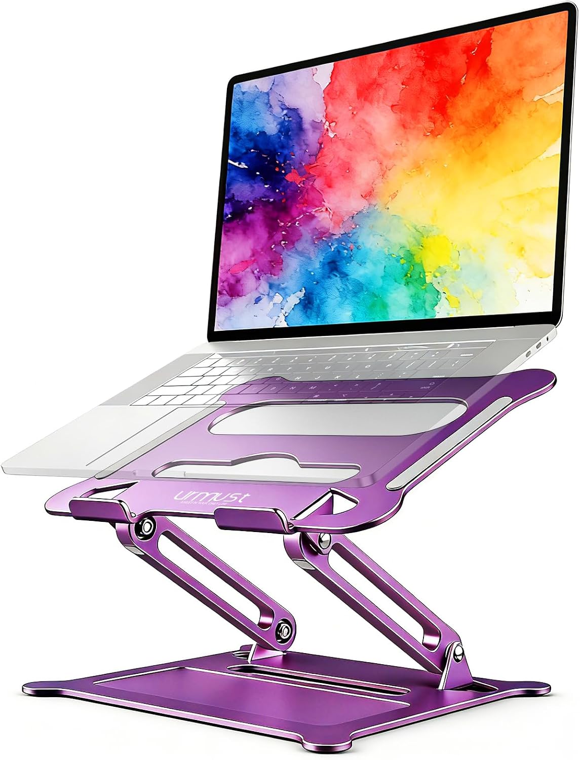 Urmust Soporte ajustable para laptop, soporte para computadora port...