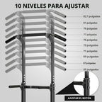 SogesPower Power Tower Estación de Fondos Barra de Dominadas para Gimnasio en Casa con Altura Ajustable Equipo de Entrenamiento de Fuerza, Estación de Barra de Dominadas