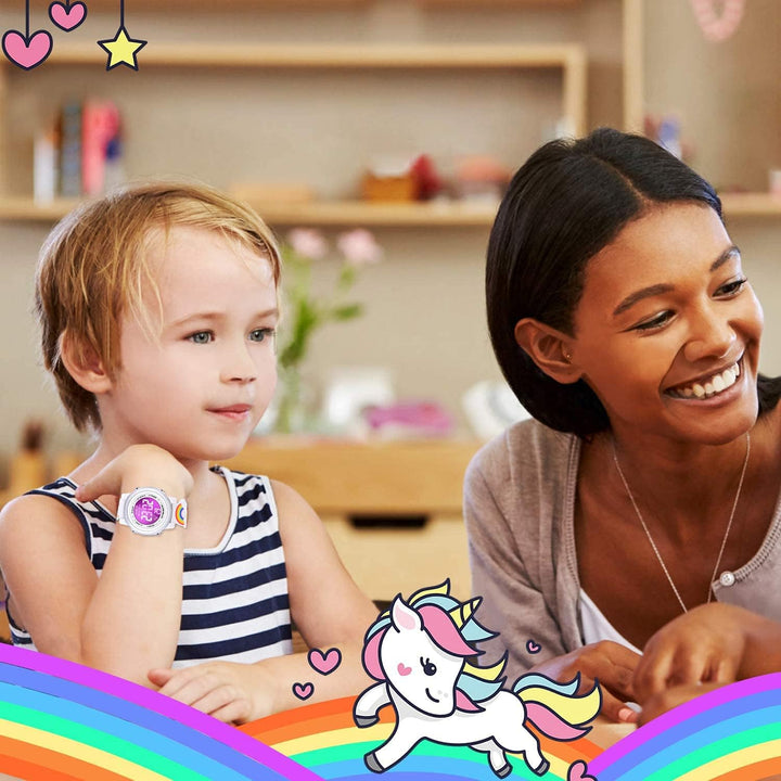 VAPCUFF Relojes impermeables 3D de dibujos animados para niñas con...