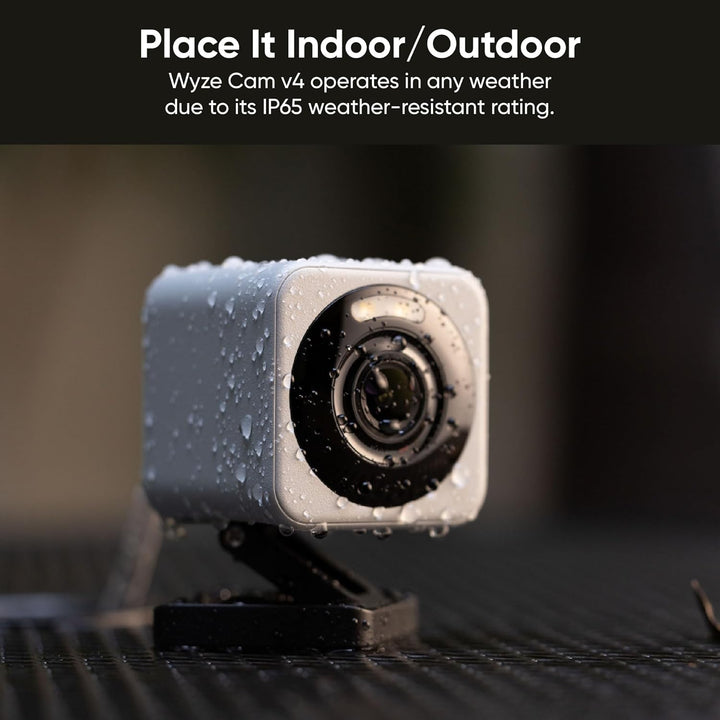 WYZE Cam v4 (Modelo más reciente), Cámara de Seguridad AI de 2.5K,...