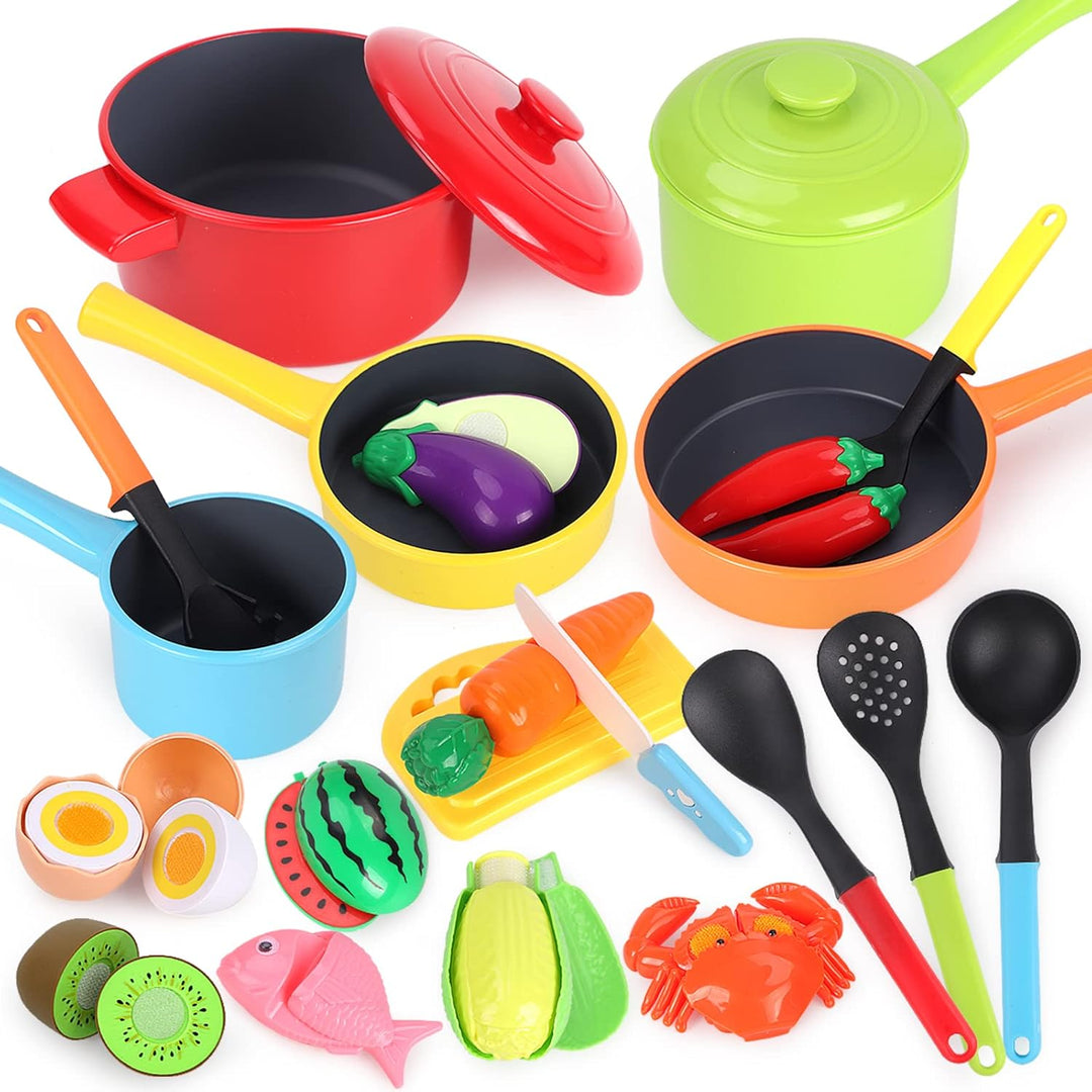 GILOBABY Accesorios de cocina para niños - Juego completo de juguet...