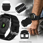 Correas de reloj de nailon resistentes de repuesto de 0.866 in/1.024 in compatibles con conectores Garmin Fenix 8/7X/6X/5X/Forerunner/Approach/MARQ/quatix/D2 Series
