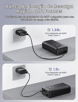 RORRY Laptop Power Bank, 25000mAh 65W Cargador portátil para comput...