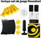 Roundnet Game Set con Balls y Patented Net, Lawn, Beach, Backyard Outdoor Game para Adults y Family