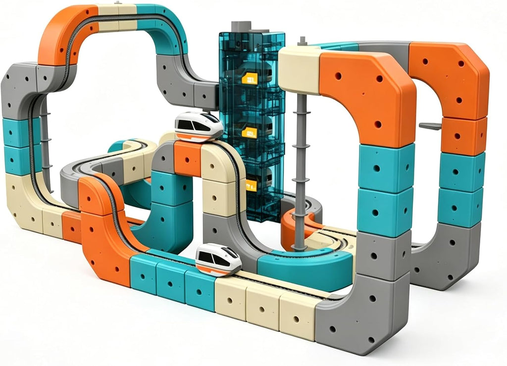 Conjuntos de tren, conjunto modular de pistas de cubo de bricolaje