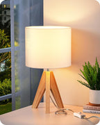 Lámpara EDISHINE Pequeña lámpara de mesa bonita, lámpara de mesa de noche con