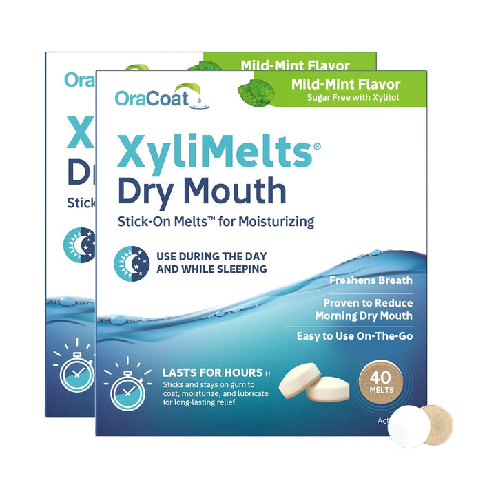 oracoat xylimelts Sabor de menta suave, 80 unidades x caja
