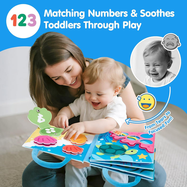hahaland Libro de actividades sensoriales Montessori para