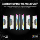 CORSAIR VENGEANCE RGB DDR5 RAM 32 GB (2 x 16 GB) 6000 MHz CL36-44-4...