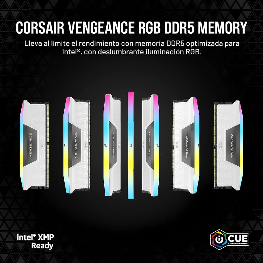 CORSAIR VENGEANCE RGB DDR5 RAM 32 GB (2 x 16 GB) 6000 MHz CL36-44-4...