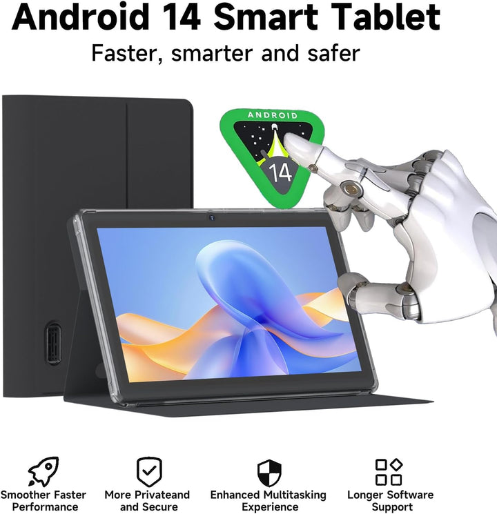 PEICHENG Tablet Android 14.0 de 7", RAM 8GB(3+5Expand)+32GB ROM...