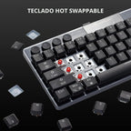 Hexgears A1 Teclado mecánico inalámbrico de perfil bajo - Lineal