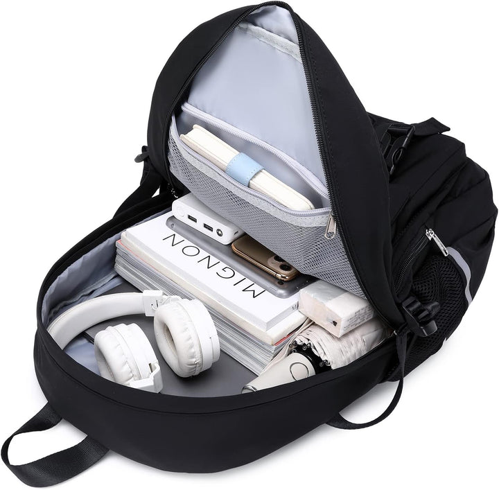 Mochila grande para estudiantes con laptop de abshoo para mujeres u...
