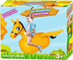ZHUYNXIR - Juguete inflable de unicornio inflable para niños a partir de 3 años, equipo de juego de salto para interiores y exteriores con mango y alas, divertido caballo animoso de actividad física