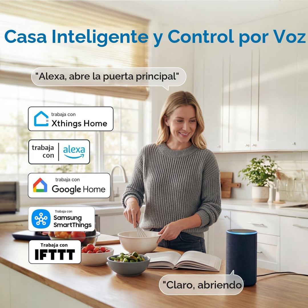 ULTRALOQ U-Bolt Pro - Cerradura inteligente WiFi con sensor de puer...