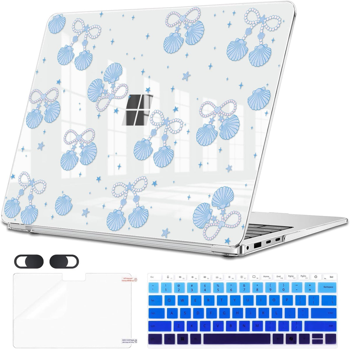 Seanai Carcasa rígida para portátil Microsoft Surface de 13,8"...