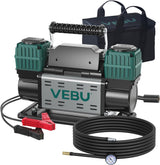 VEBU Compresor de aire resistente 12V inflador de neumáticos, cilin...