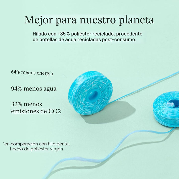 Cocofloss Hilo Dental Tejido, Cuidado Bucal Diseñado por Dentistas,...