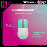 ASUS TUF Gaming Hatsune Miku Edición Mini Ratón Inalámbrico \u2013...