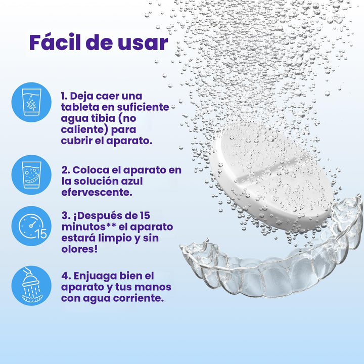 Retainer Brite - Tabletas limpiadoras de retenedores para Invisalig...
