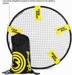 Spikeball 3 Ball Juego Original de Red Redonda - Incluye 3 Pelotas, Red y Bolsa