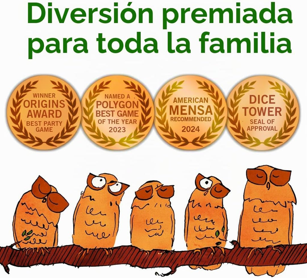Smug Owls Card Game- Premio ganador divertido y creativo para fiestas de acertijos