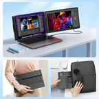 FEZOBR Extensor de pantalla para laptop, monitor ultrafino de 14 pu...