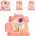 Juguete de casa de aprendizaje musical, juego interactivo de educación temprana con luces y sonidos, centro de actividades portátil para niños de 0 a 3 años