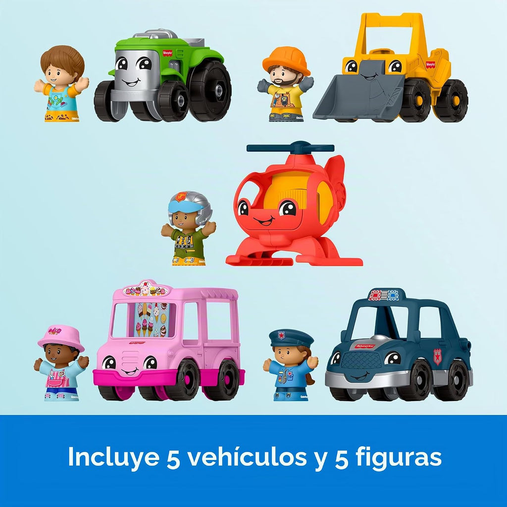 Fisher-Price Set de vehículos de actividad Little People