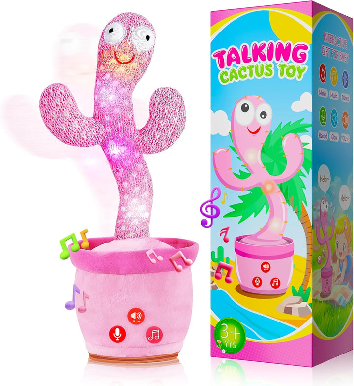 SANJOIN Juguete de Cactus Bailarín que Habla para Bebés y Niños Peq...