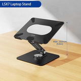 BESIGN LSX7 - Soporte para laptop con base giratoria de 360 grados,...