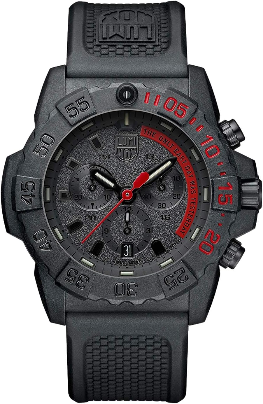 Luminox - Navy Seal - Reloj para hombre de 45 mm - Reloj militar sumergible - Función de fecha 200 m - Resistente al agua - Relojes para hombre - Fabricado en Suiza