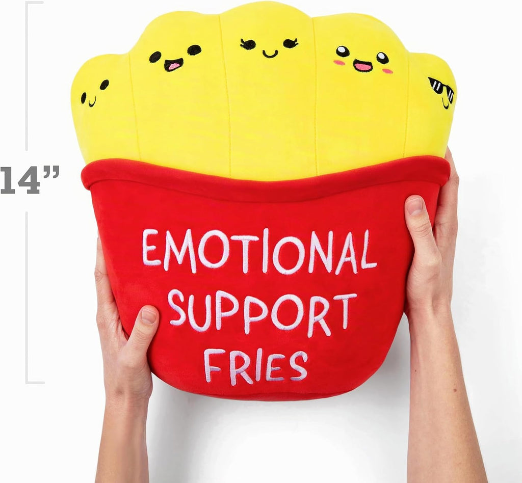 Apoyo emocional Mochi Fries de Relatable, peluches de peluche, almohada corporal suave, bonita decoración de habitación, gran idea de regalo para seres queridos de todas las edades
