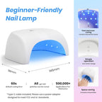 Beetles Deal Box - Kit de esmalte de uñas de gel con luz UV \u2013...