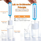 Kit de mecánica física, juego de laboratorio con polea, equilibrio