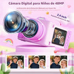 Cámara para niños, regalos de cumpleaños para niñas de 3 a 10 años