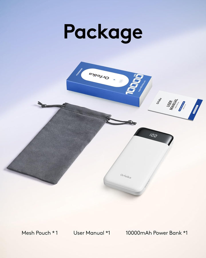 Orfeika Cargador portátil para teléfono, Banco de energía portátil...