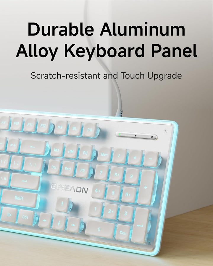 SEUNKWANG GX710S Teclados de Computadora Retroiluminados, Teclado U...